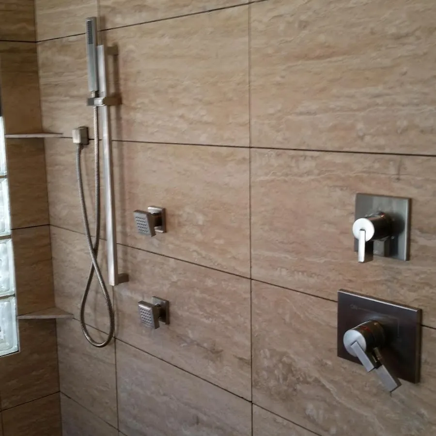 Shower fixture installation for Water Heater Installation in Hugo